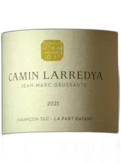 photo du vin Camin Larredya Jurançon "les Grains des Copains"