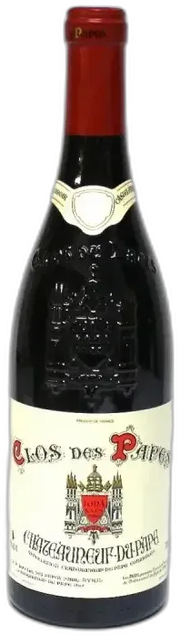 vue du vin Châteauneuf du Pape Rouge Clos des Papes Domaine Paul Avril