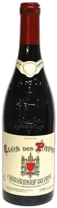 vue du vin Châteauneuf du Pape Rouge Clos des Papes Domaine Paul Avril