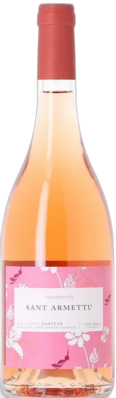 vue du vin Domaine Sant Armettu Rosumarinu Rosé Corse Sartene