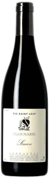 illustration du vin Pic Saint-Loup Clos Marie Cuvée Simon Christophe Peyrus et Françoise Julien