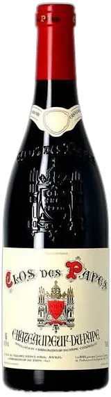 vue du vin Châteauneuf du Pape Rouge Clos des Papes Domaine Paul Avril