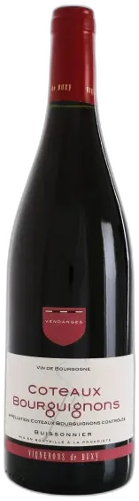 photo du vin Bourgogne Côte Châlonnaise Pinot Noir Paul Delane Vignerons de Buxy