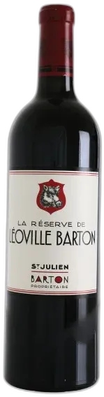 vue du vin La Réserve de Léoville Barton