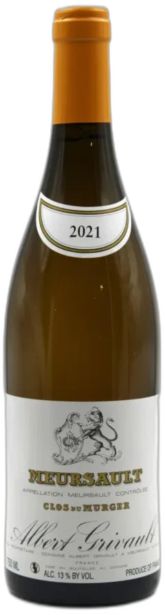vue du vin Meursault Clos du Murger Albert Grivault