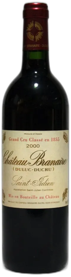 vue du vin Château Branaire Ducru 2010