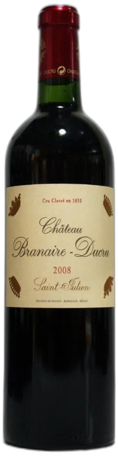 vue du vin Château Branaire Ducru 2010
