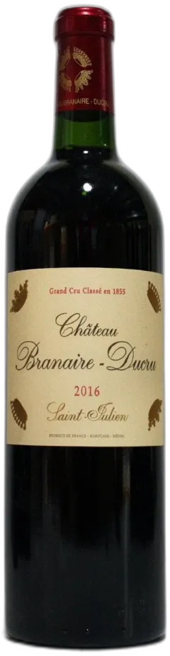 vue du vin Château Branaire Ducru 2010