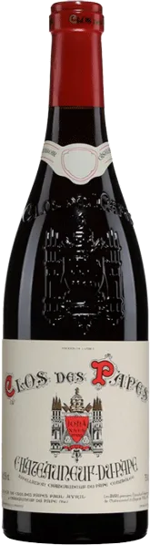 vue du vin Châteauneuf du Pape Rouge Clos des Papes Domaine Paul Avril