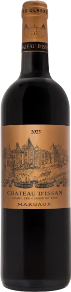 vue du vin "Blason d'Issan" Margaux Rouge