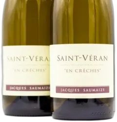 image du vin Bourgogne Saint Veran 2023 les Cras Blanc Domaine Saumaize Jacques