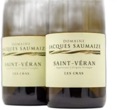 image du vin Bourgogne Saint Veran 2023 les Cras Blanc Domaine Saumaize Jacques