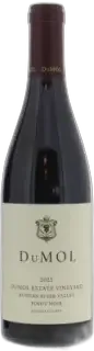 vue du vin Pinot Noir Estate Vineyard Dumol