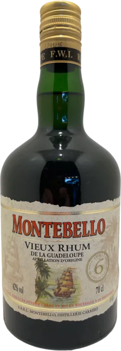 illustration du vin Montebello Vieux Rhum "6 Ans
