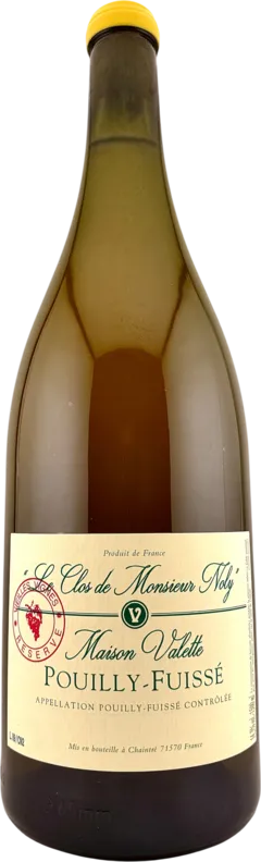 capture du vin Valette Pouilly Fuissé Clos de Monsieur Noly Vieilles Vignes