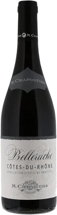 vue du vin m Chapoutier Belleruche Côtes du Rhone Rouge 2024