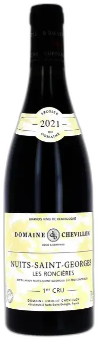 vue du vin Domaine Robert Chevillon Nuits-Saint-Georges 1er Cru les Roncières Rouge