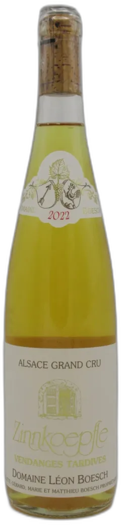 photo du vin Gewurztraminer Grand Cru Zinnkoepflé Vendanges Tardives