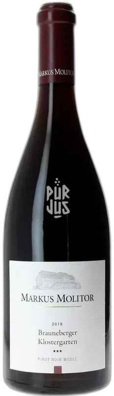 aperçu du vin Pinot Noir Brauneberger Klostergarten