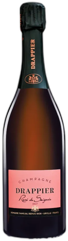 vue du vin Champagne Drappier Rosé de Saignée Rosé Drappier
