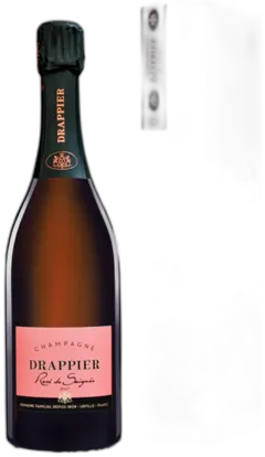 vue du vin Champagne Drappier Rosé de Saignée Rosé Drappier