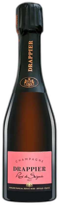 vue du vin Champagne Drappier Rosé de Saignée Rosé Drappier