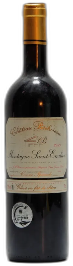 illustration du vin Château Béchereau, Montagne Saint-Emilion Cuvée Spéciale