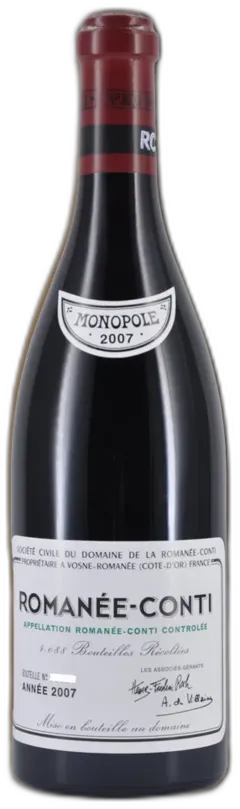 capture du vin la Tâche Grand Cru Domaine de la Romanée-Conti