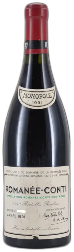 aperçu du vin Romanée-Conti Grand Cru