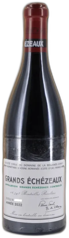 photo du vin Domaine de la Romanee Conti Grands Echezeaux Grand Cru