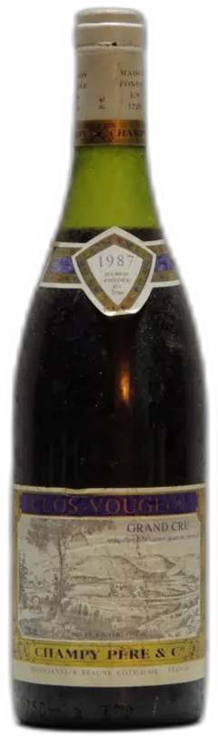 photo du vin Clos Vougeot Grand Cru