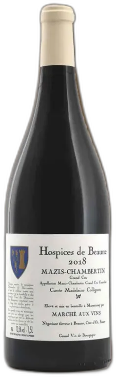 vue du vin Mazis-Chambertin Grand Cru cuvée Madeleine Collignon Hospices de Beaune Mise frédéric Esmonin
