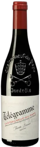 photo du vin Châteauneuf-du-Pape Télégramme Vignobles Brunier