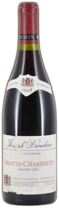 vue du vin Griottes-Chambertin Grand Cru 1998