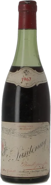 vue du vin Santenay 1967