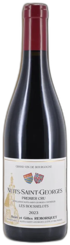 photo du vin Domaine Remoriquet Nuits-Saint-Georges 1er Cru les Bousselots Rouge
