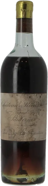 photo du vin Château Rieussec