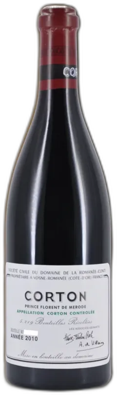 photo du vin Corton Grand Cru Prince Florent de Merode