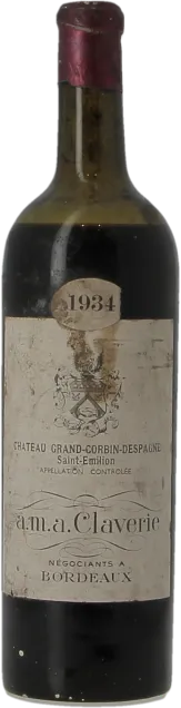 photo du vin Chateau Grand Corbin-Despagne