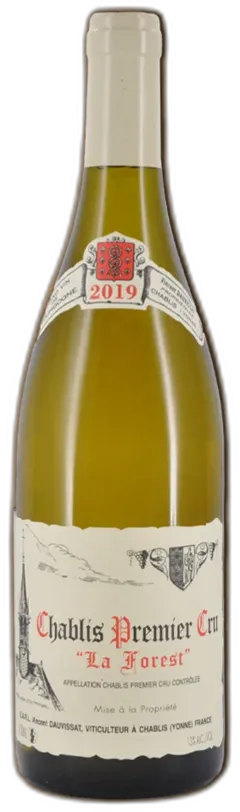 vue du vin Chablis Premier Cru la Forest