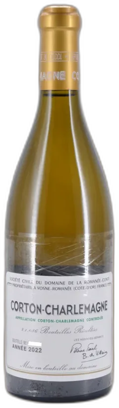 photo du vin Domaine de la Romanee Conti Corton Charlemagne Grand Cru