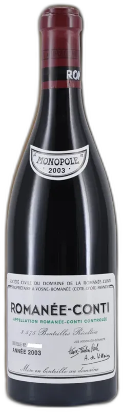 aperçu du vin Romanée-Conti Grand Cru