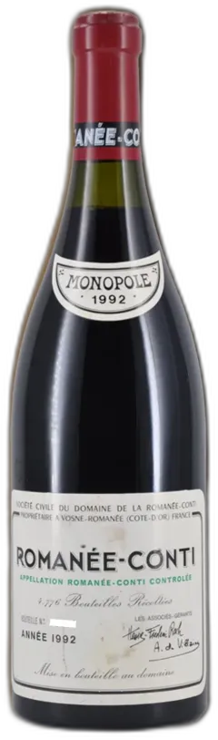 aperçu du vin Romanée-Conti Grand Cru