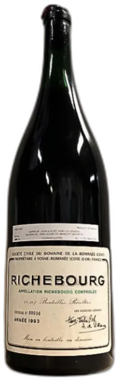 image du vin Richebourg Grand Cru
