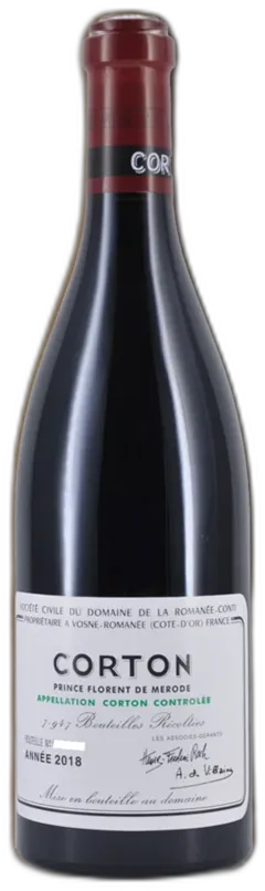 photo du vin Corton Grand Cru