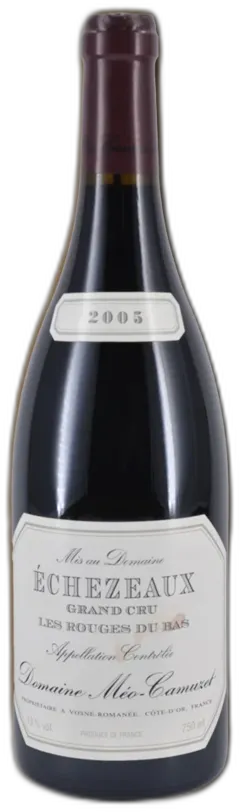 vue du vin Echezeaux Grand Cru les Rouges du Bas 2008