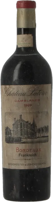 photo du vin Château Latour