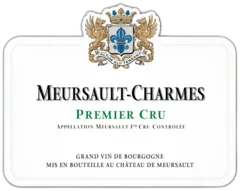 vue du vin Mathusalem Meursault Premier Cru Charmes 2012