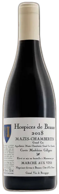 vue du vin Mazis-Chambertin Grand Cru cuvée Madeleine Collignon Hospices de Beaune Mise frédéric Esmonin
