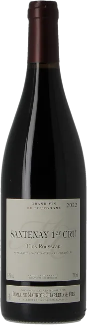 photo du vin Aoc Santenay 1er Cru Clos Rousseau Domaine Maurice Charleux
